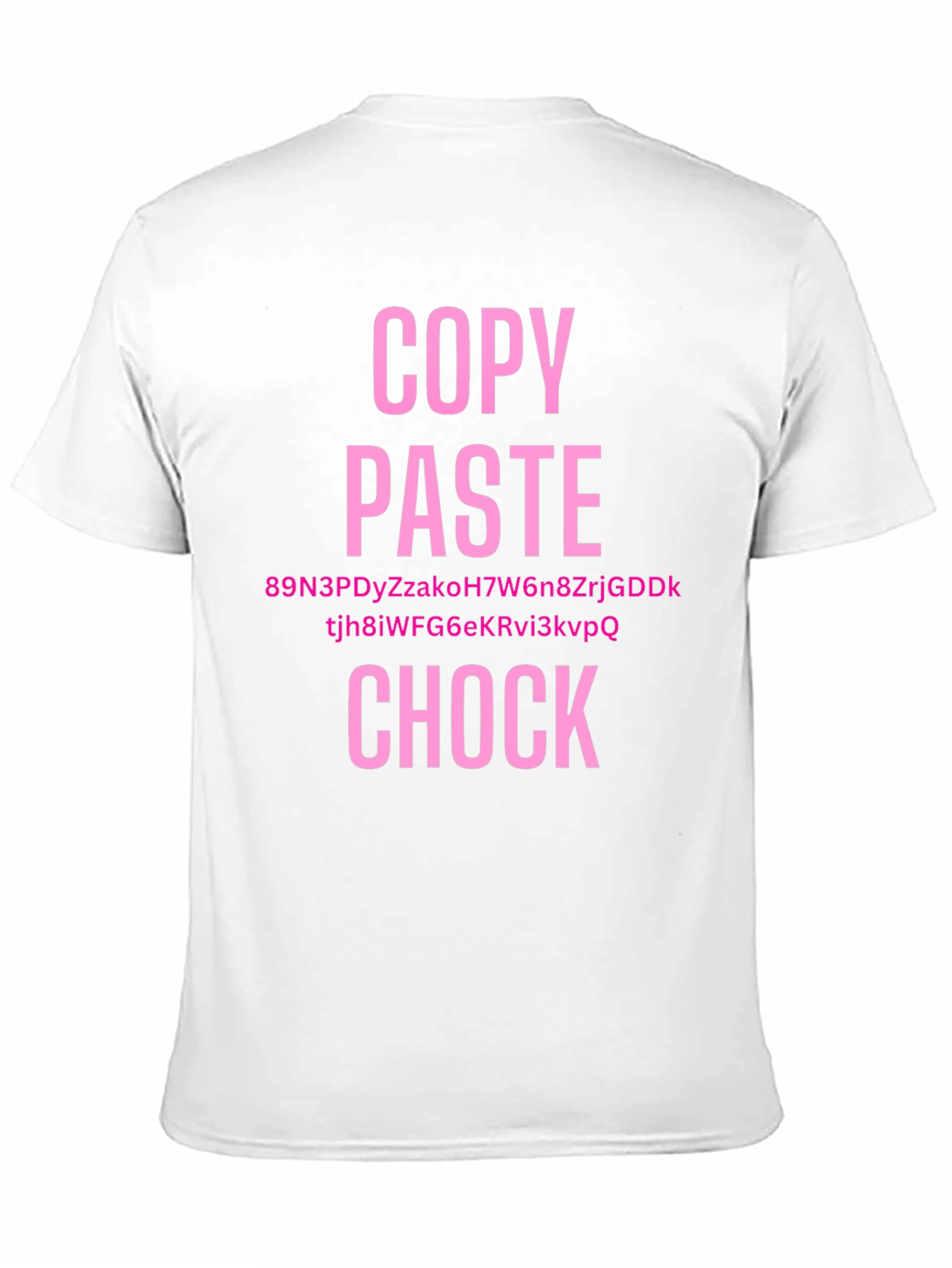 Copy Paste Chock Funny T-Shirt