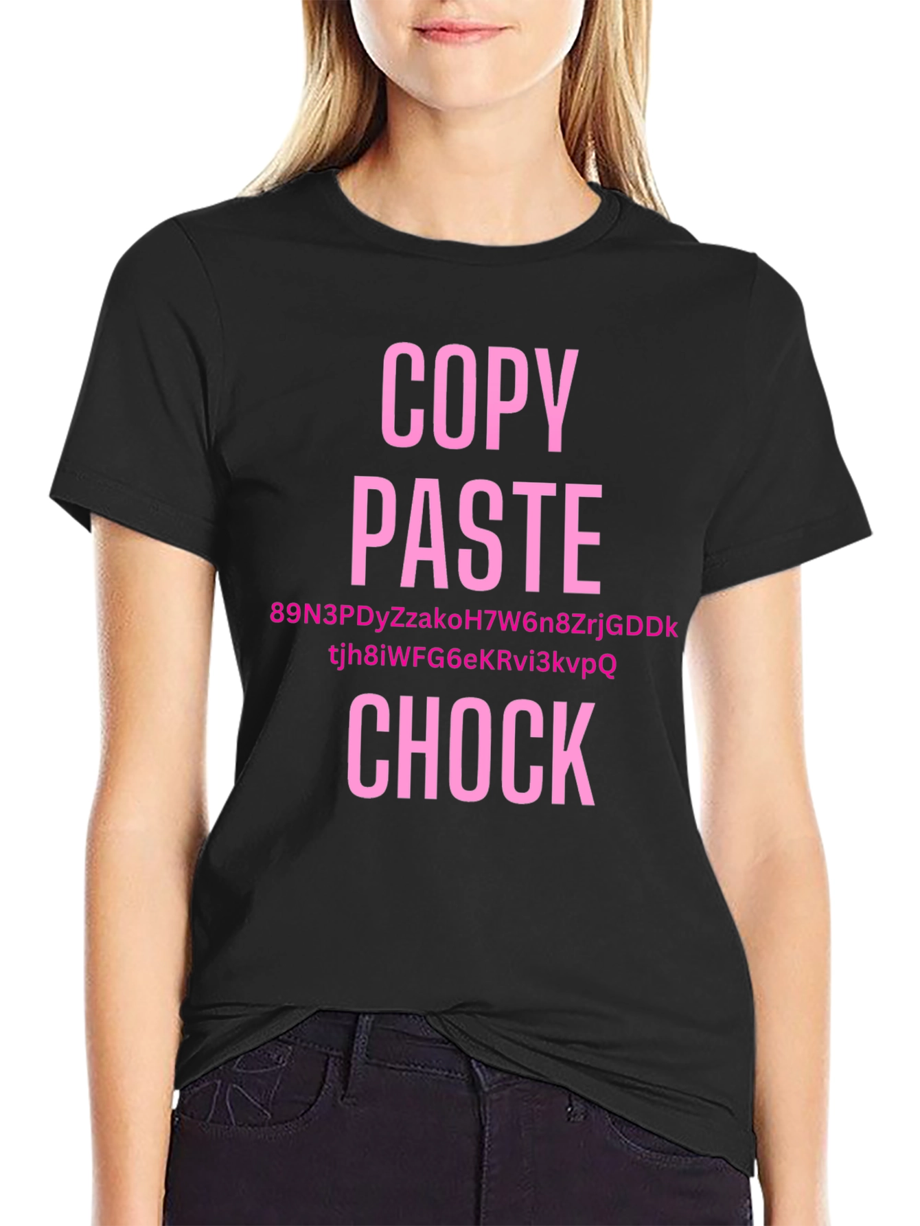 Copy Paste Chock Funny T-Shirt