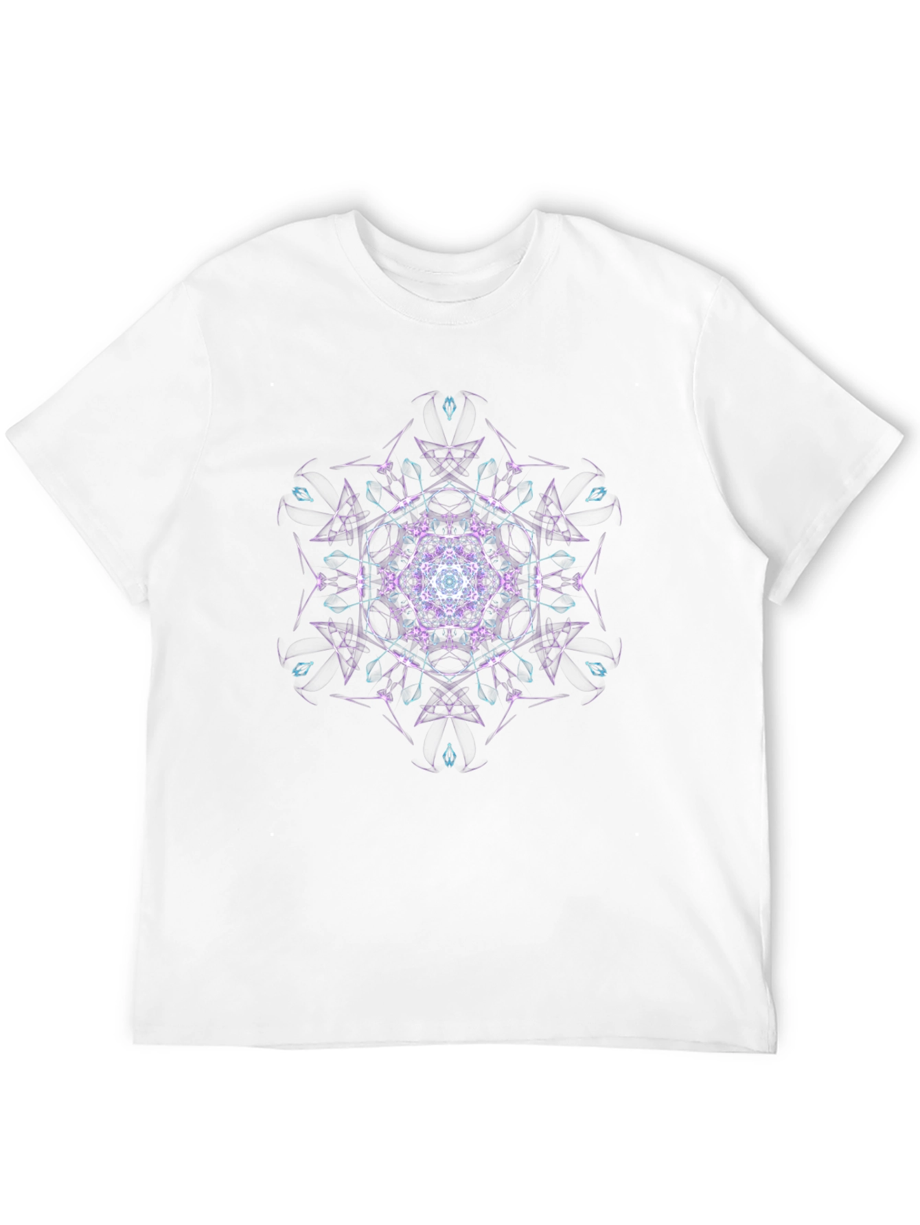 Geometric Mandala T-Shirt - Black