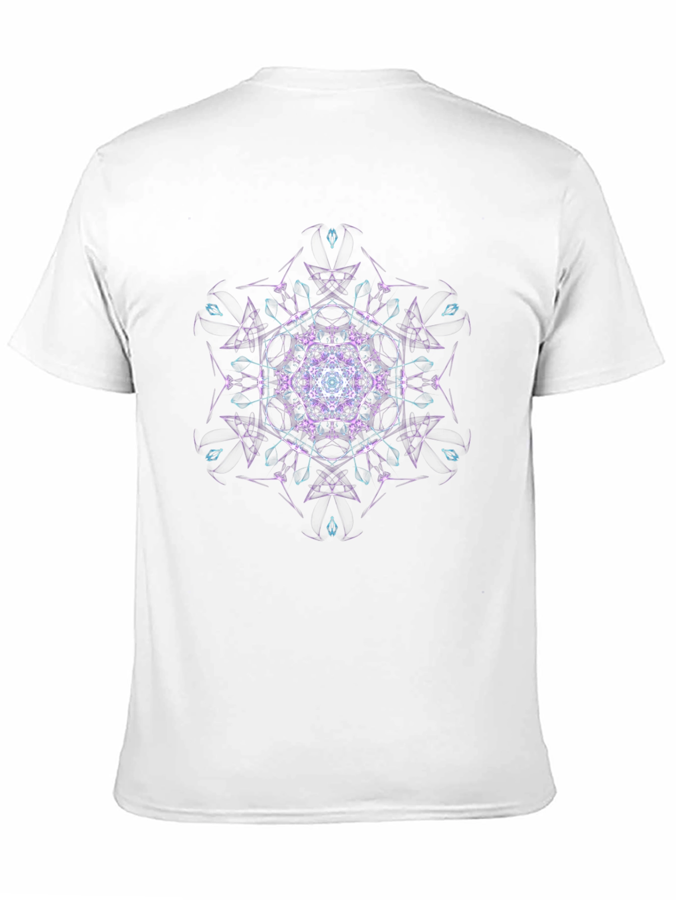Geometric Mandala T-Shirt - Black