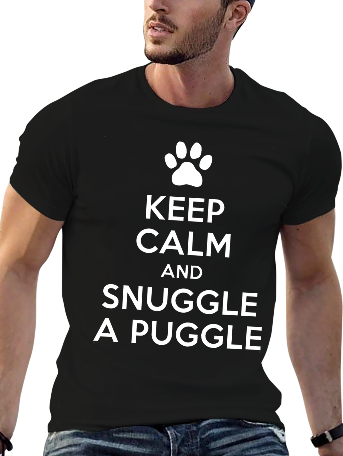 Keep Calm Snuggle a Puggle T-Shirt
