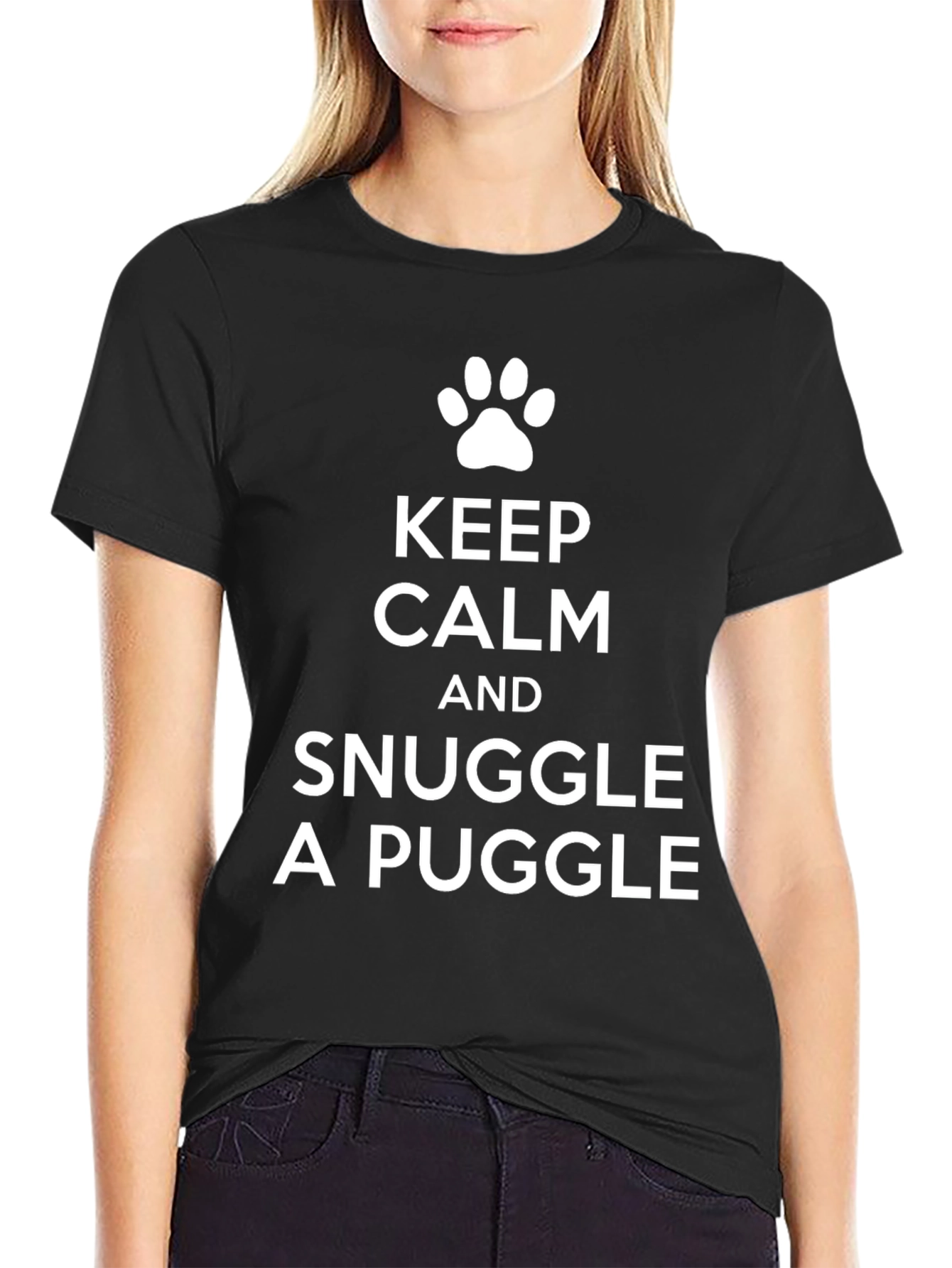 Keep Calm Snuggle a Puggle T-Shirt