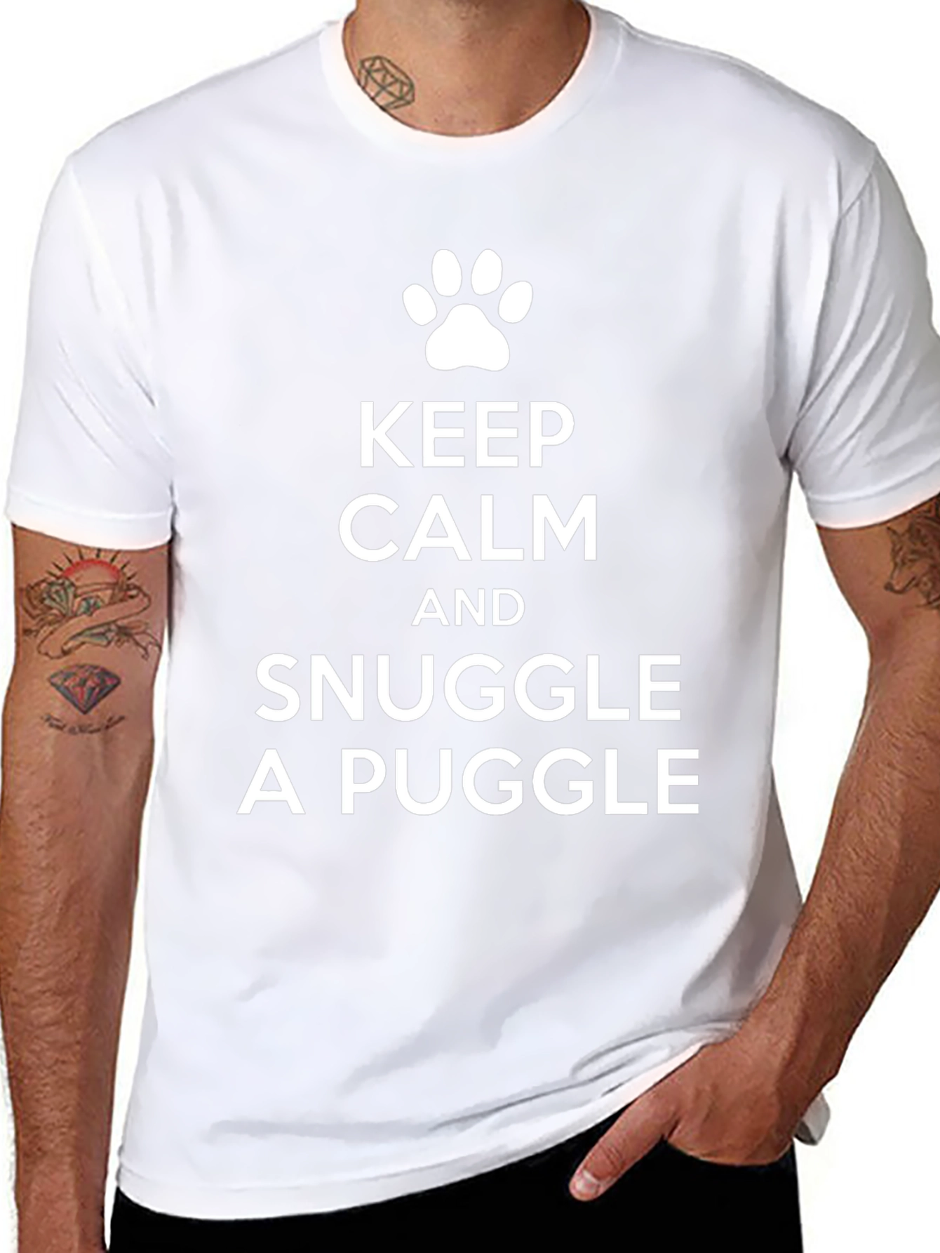 Keep Calm Snuggle a Puggle T-Shirt