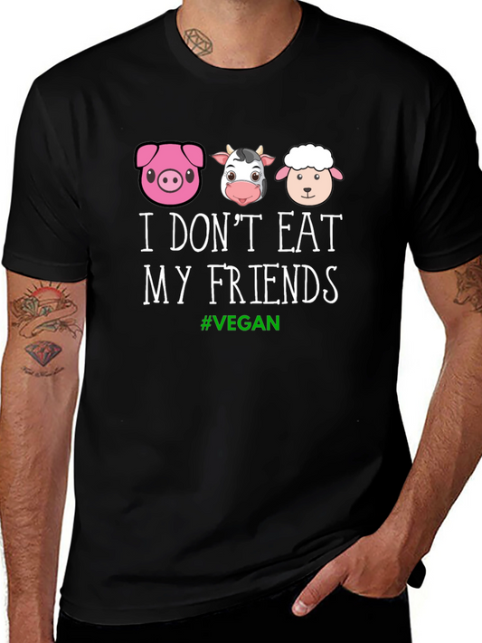 Vegan Friends T-Shirt - Animal Lover Tee