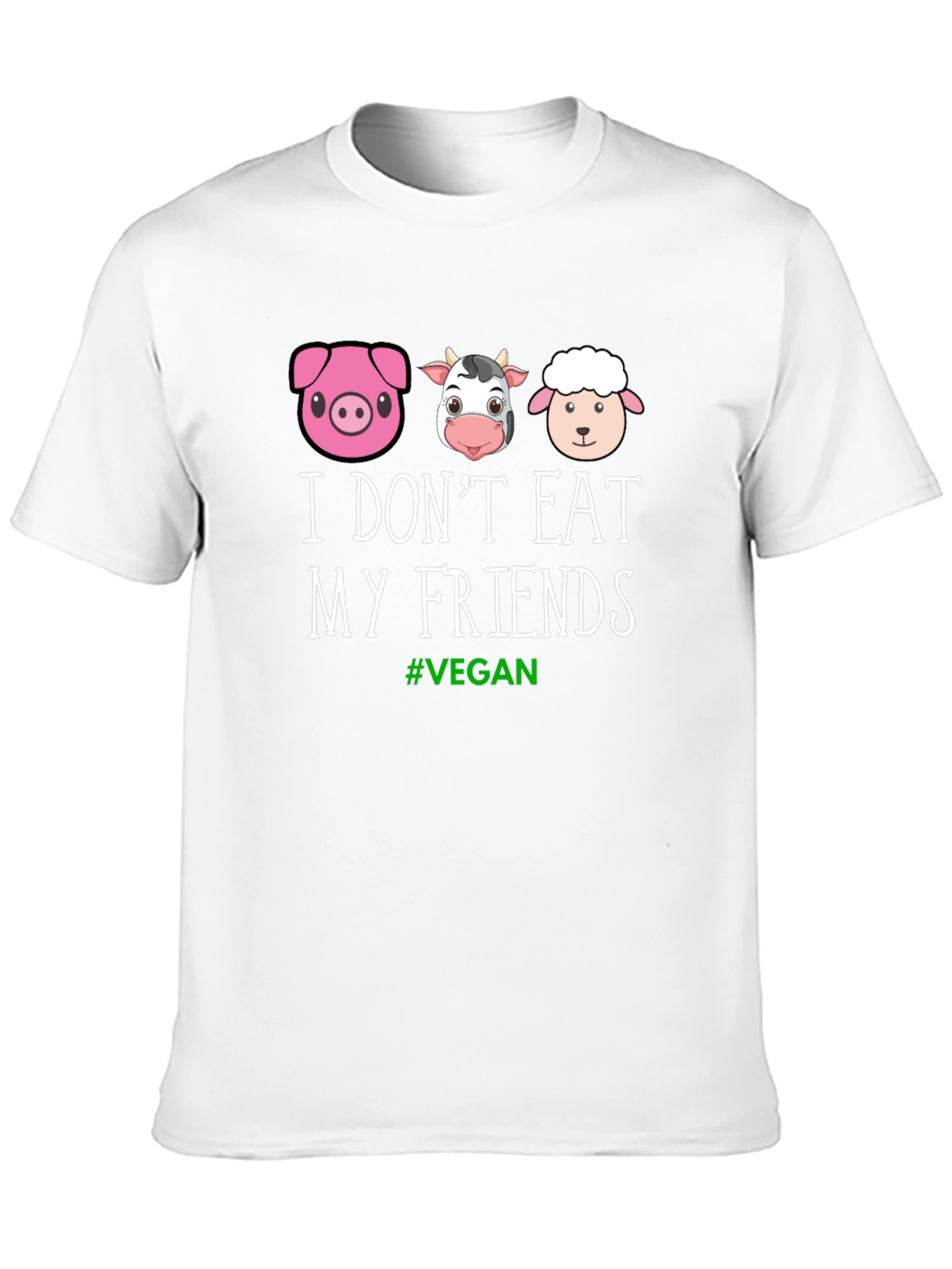 Vegan Friends T-Shirt - Animal Lover Tee