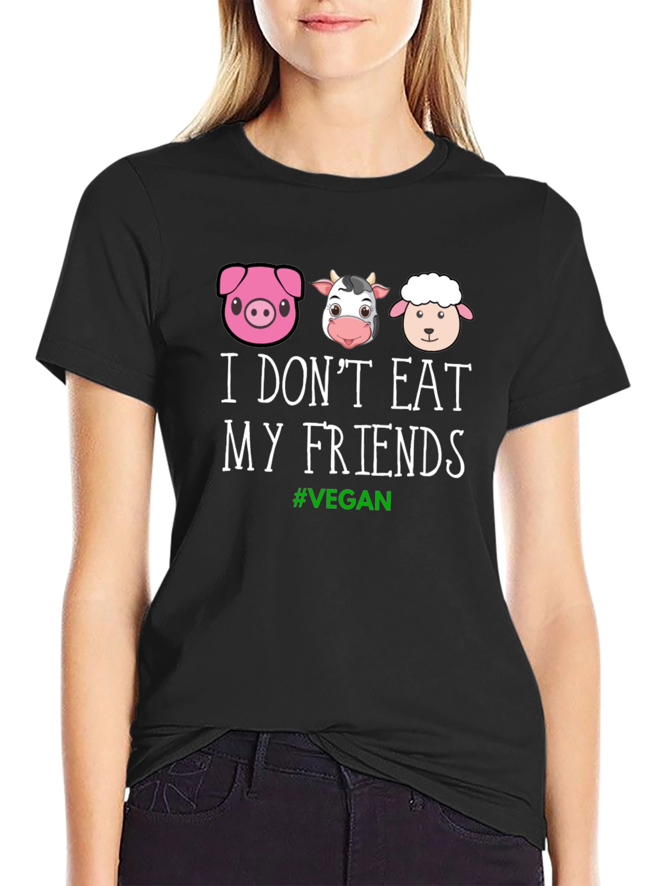 Vegan Friends T-Shirt - Animal Lover Tee