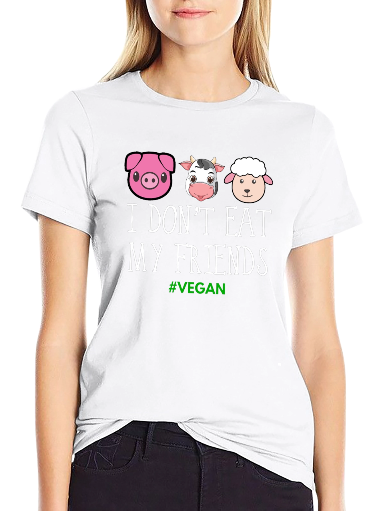 Vegan Friends T-Shirt - Animal Lover Tee