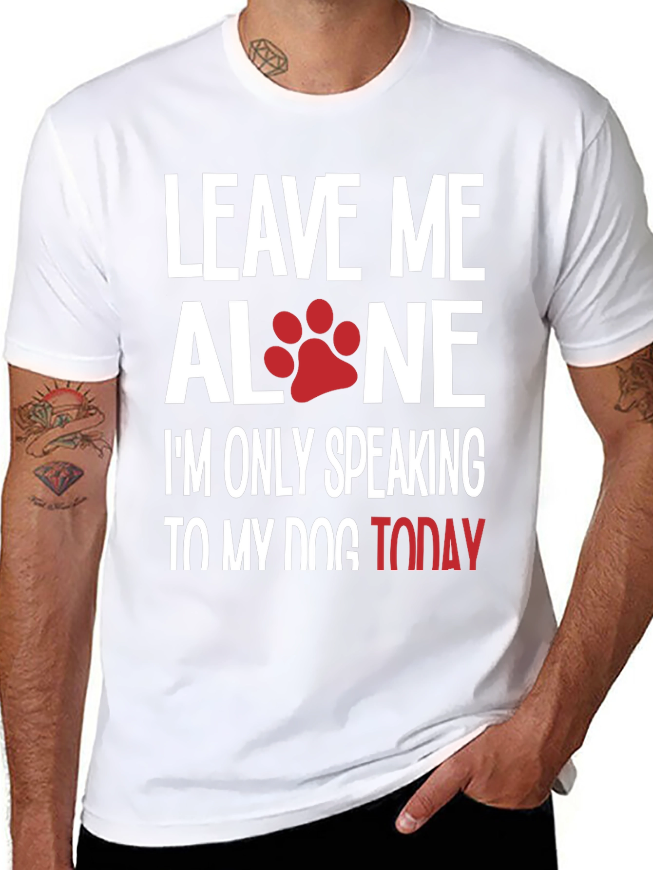 Leave Me Alone Dog T-Shirt
