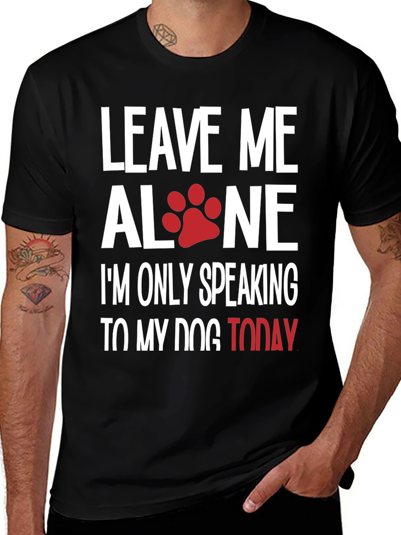 Leave Me Alone Dog T-Shirt
