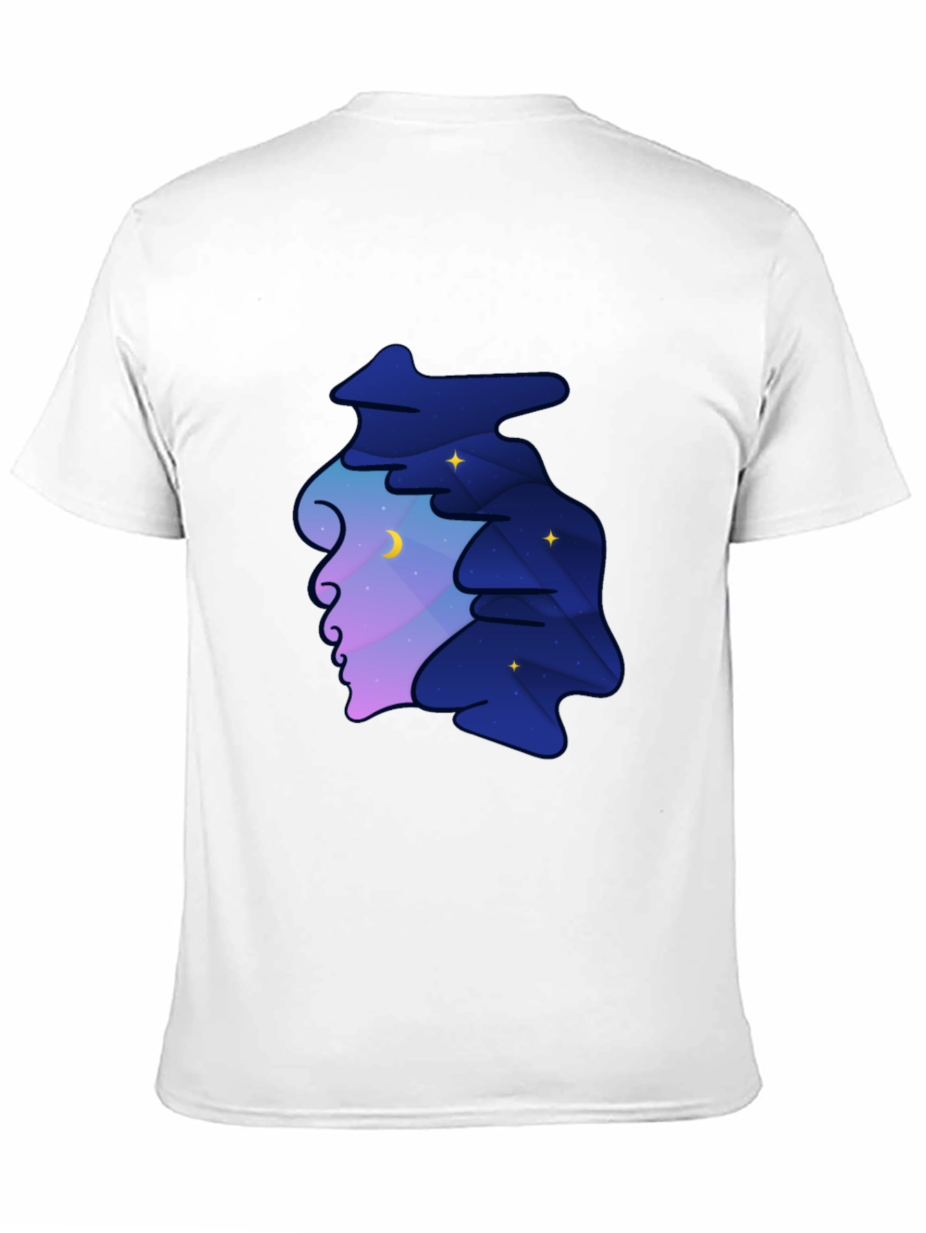 Dreamscape Silhouette Graphic Tee - Night Sky Unisex T-Shirt