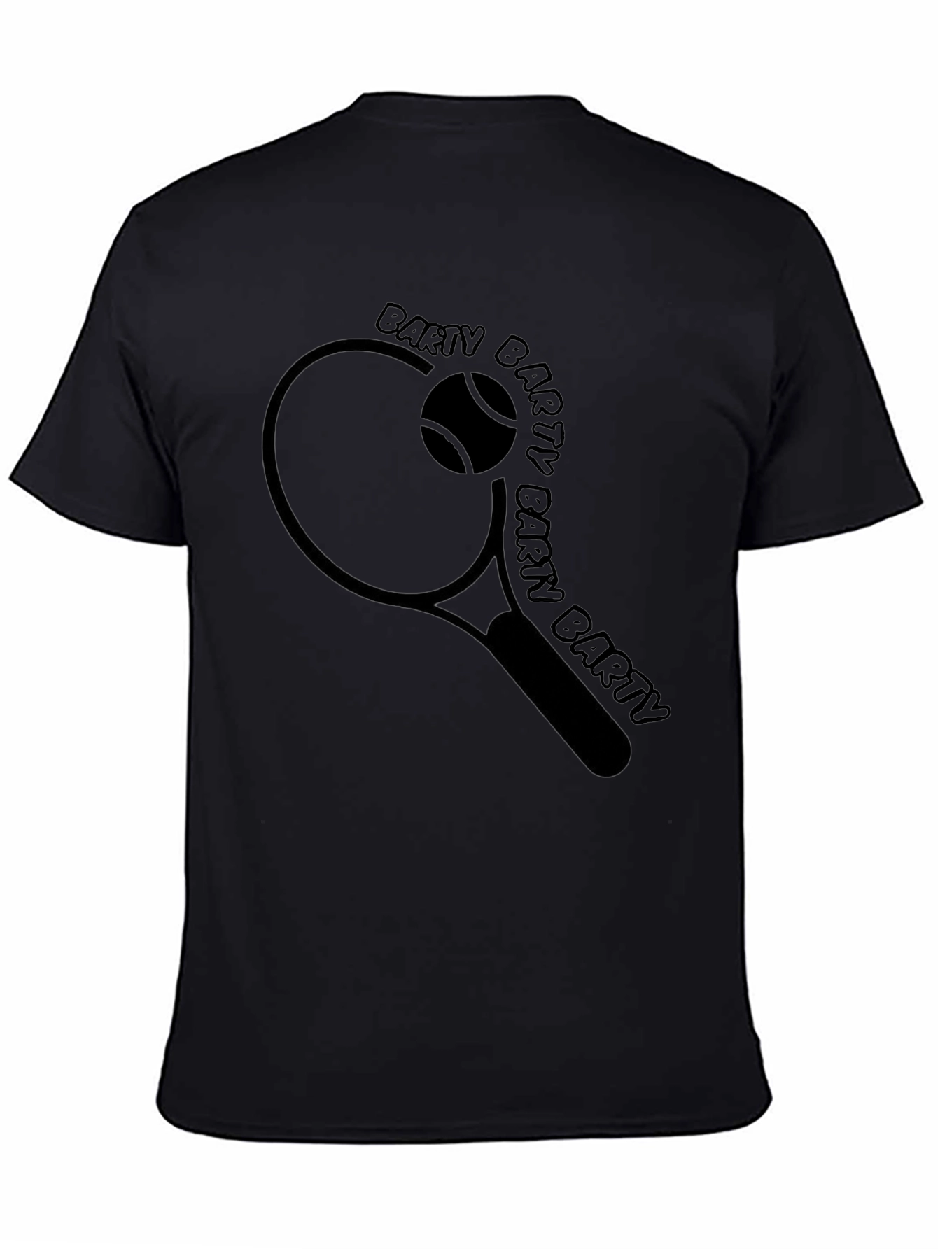 Barty Tennis Tee - Racket & Ball Graphic T-Shirt
