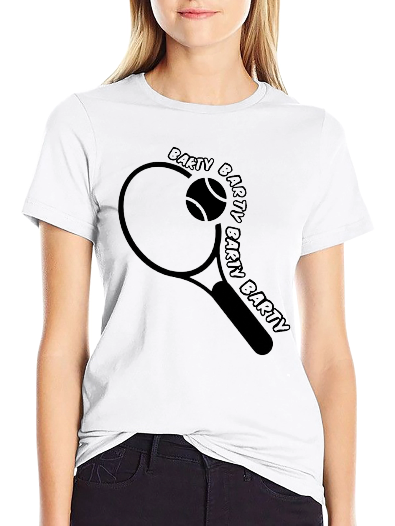Barty Tennis Tee - Racket & Ball Graphic T-Shirt