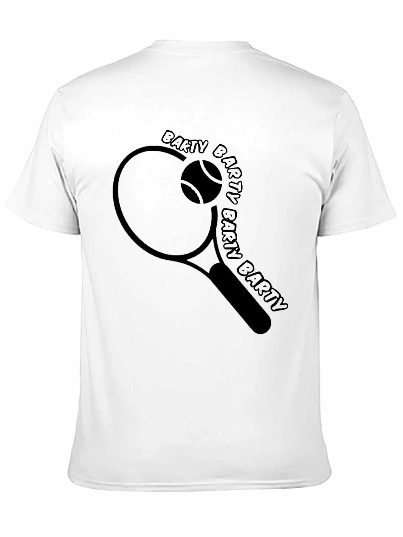 Barty Tennis Tee - Racket & Ball Graphic T-Shirt