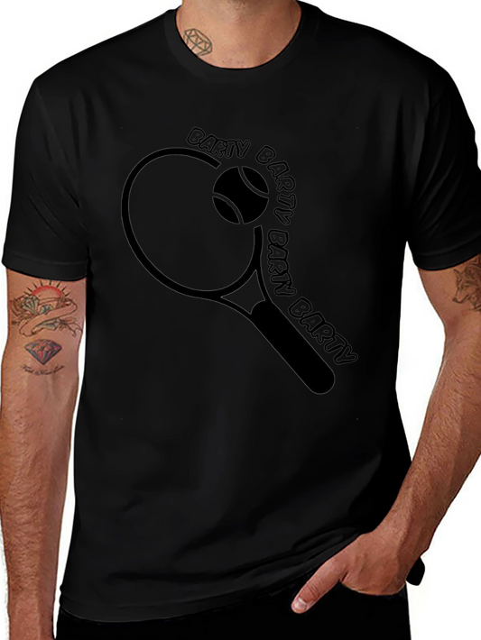 Barty Tennis Tee - Racket & Ball Graphic T-Shirt