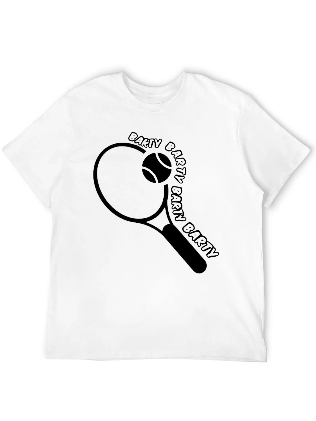 Barty Tennis Tee - Racket & Ball Graphic T-Shirt