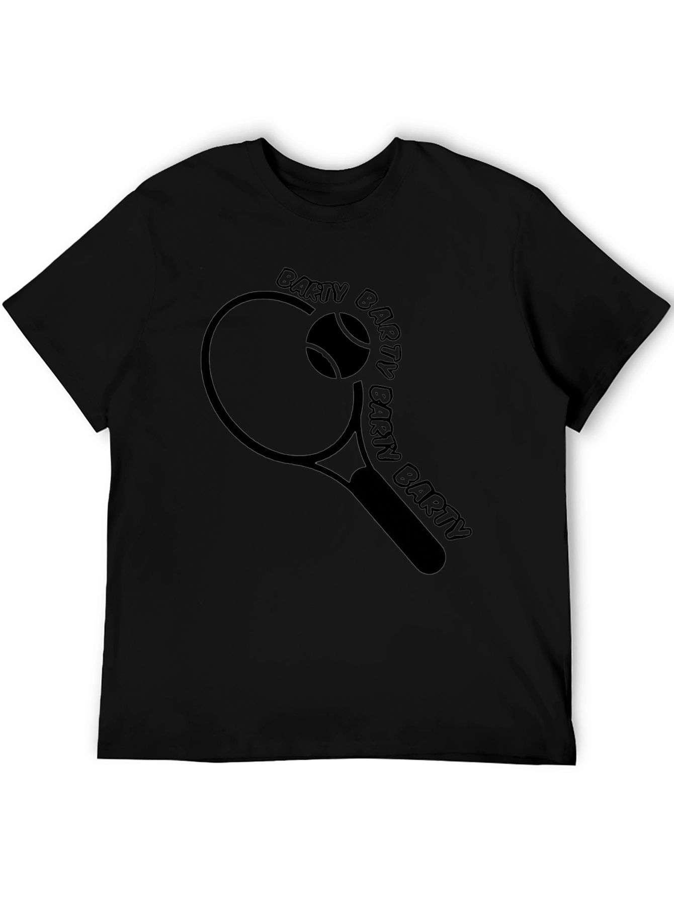 Barty Tennis Tee - Racket & Ball Graphic T-Shirt