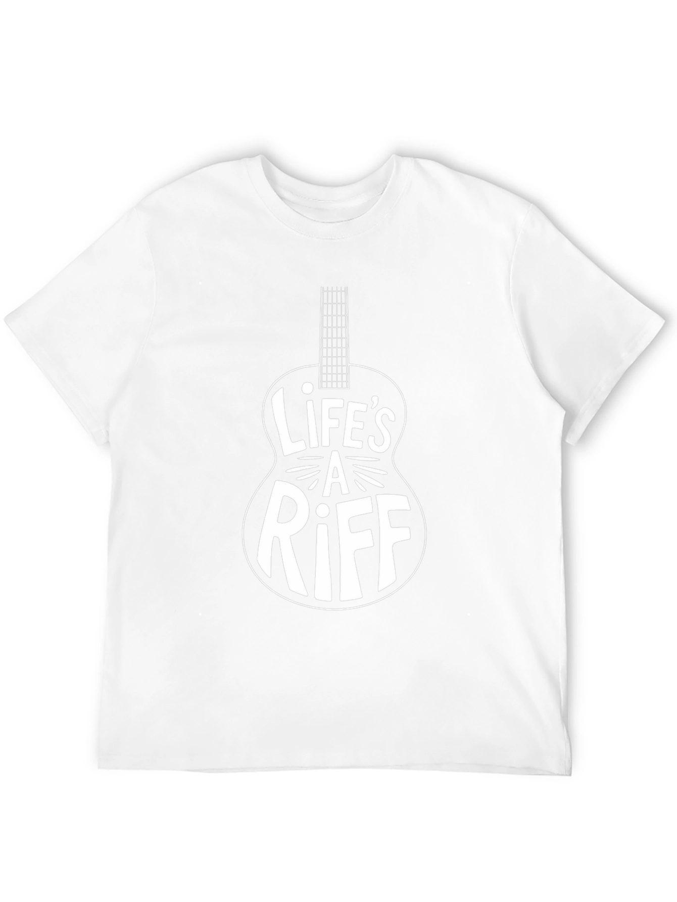 Lifes A Riff Guitar T-Shirt - Black