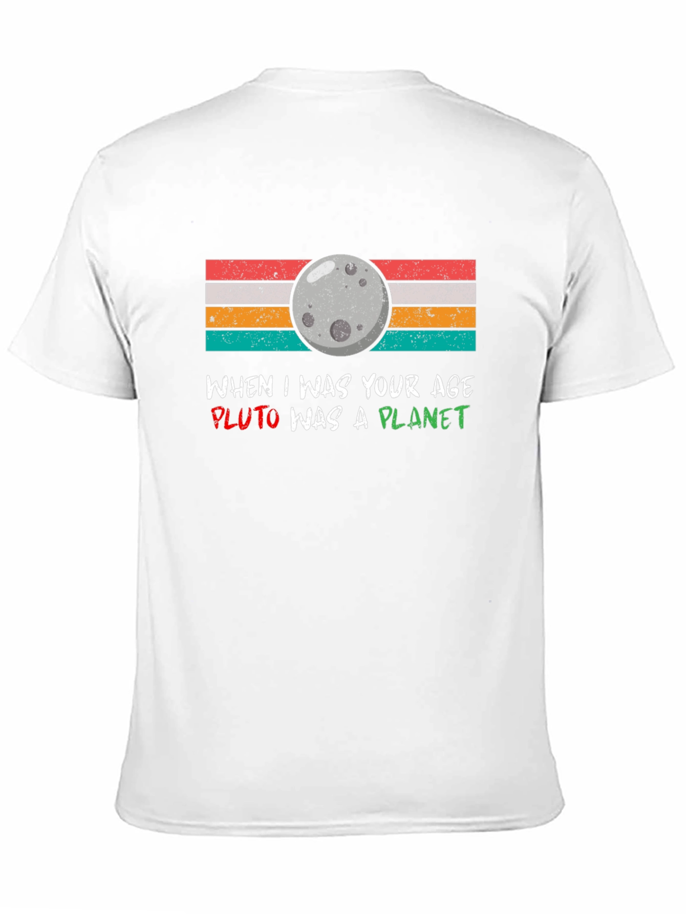 Pluto Was A Planet Retro T-Shirt