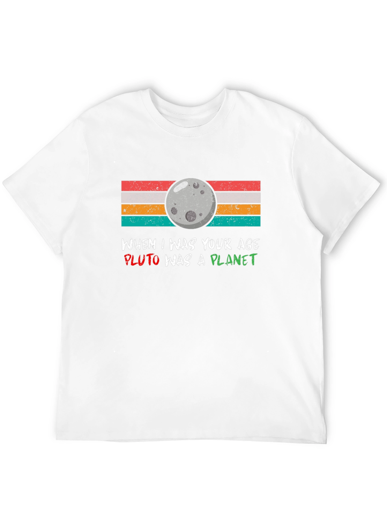 Pluto Was A Planet Retro T-Shirt