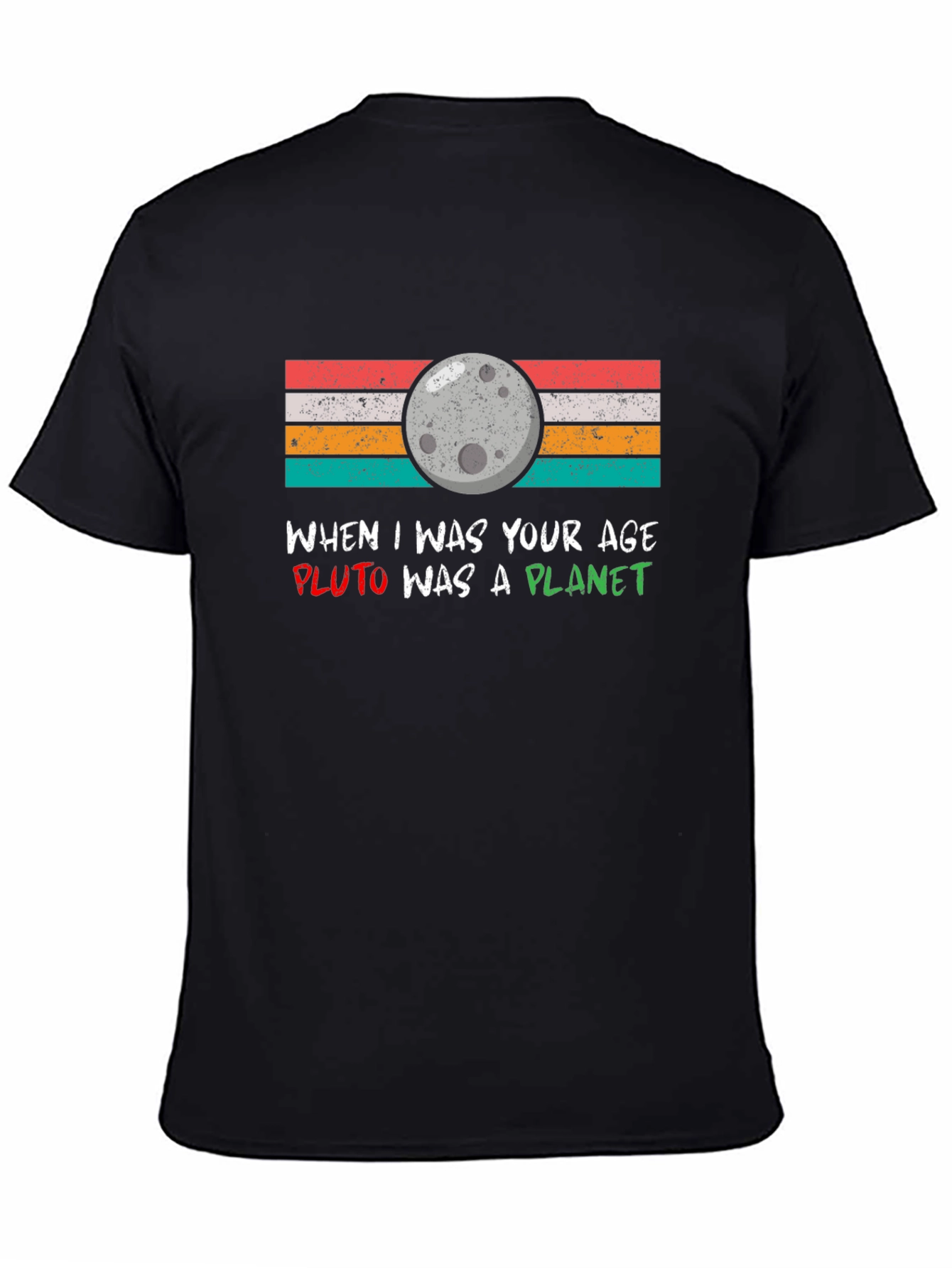Pluto Was A Planet Retro T-Shirt