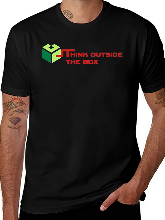Think Outside the Box Graphic T-Shirt