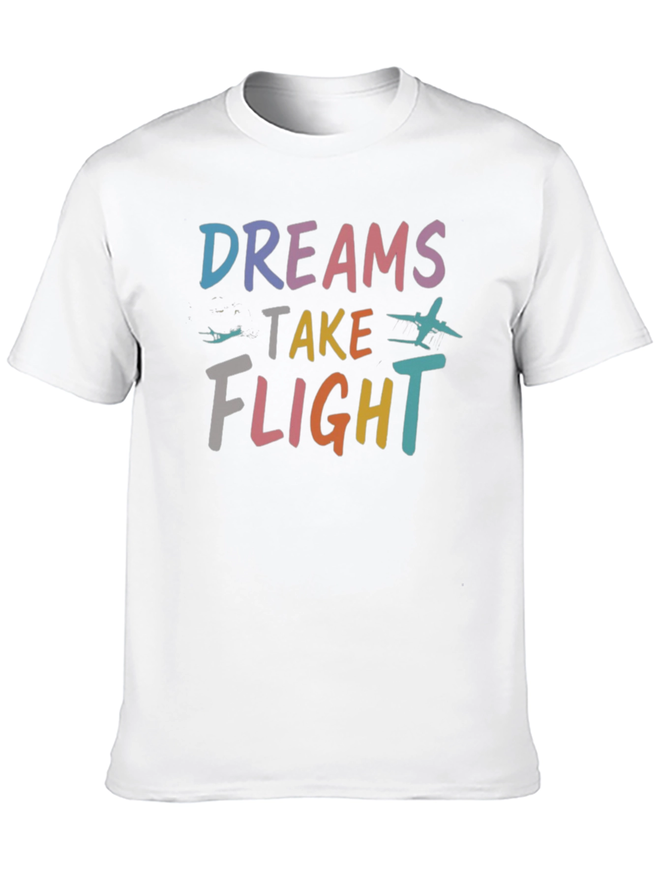 Dreams Take Flight Graphic Tee - Unisex Black T-Shirt