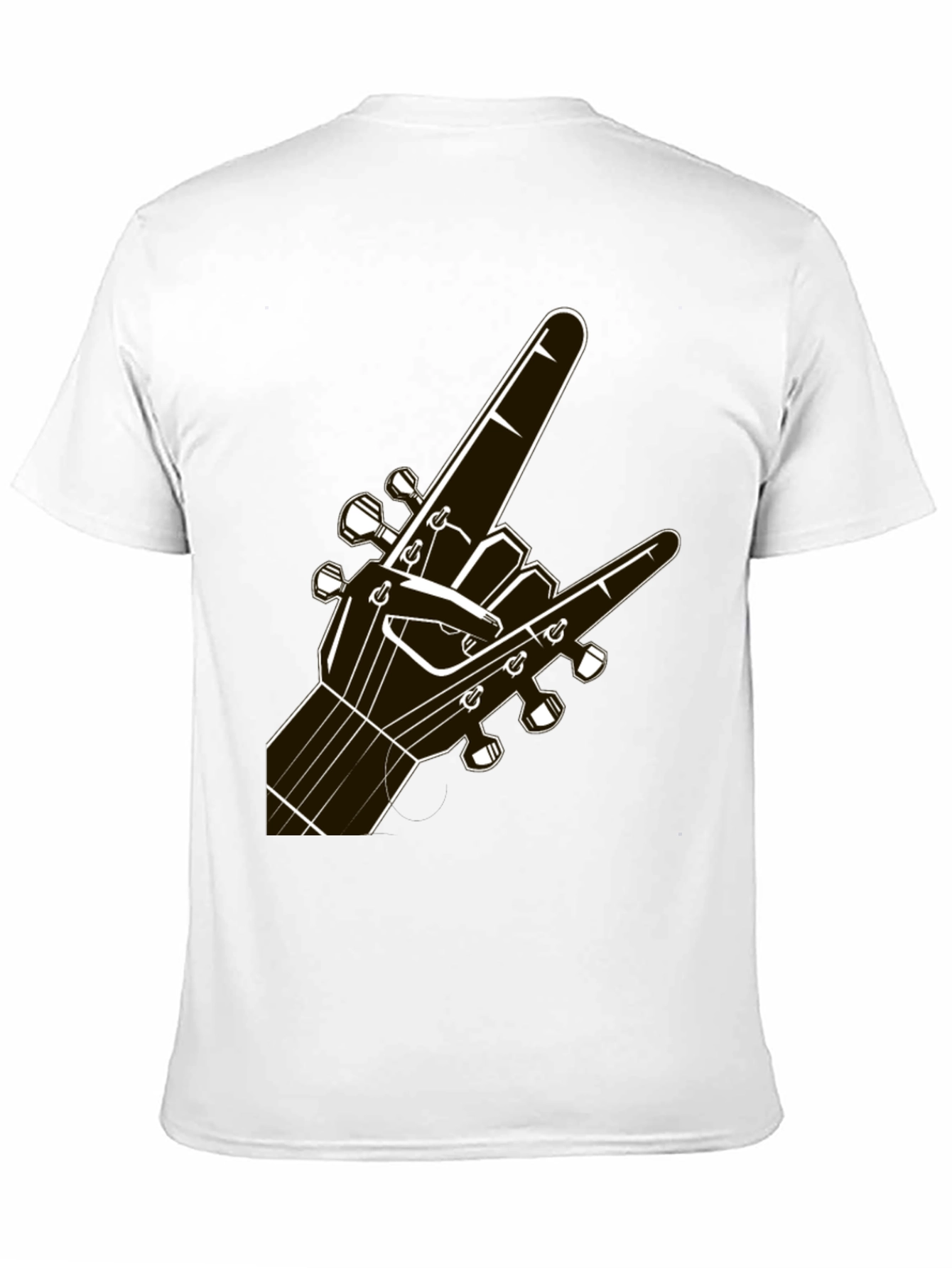 Rock On Guitar T-Shirt - Music Lover Tee