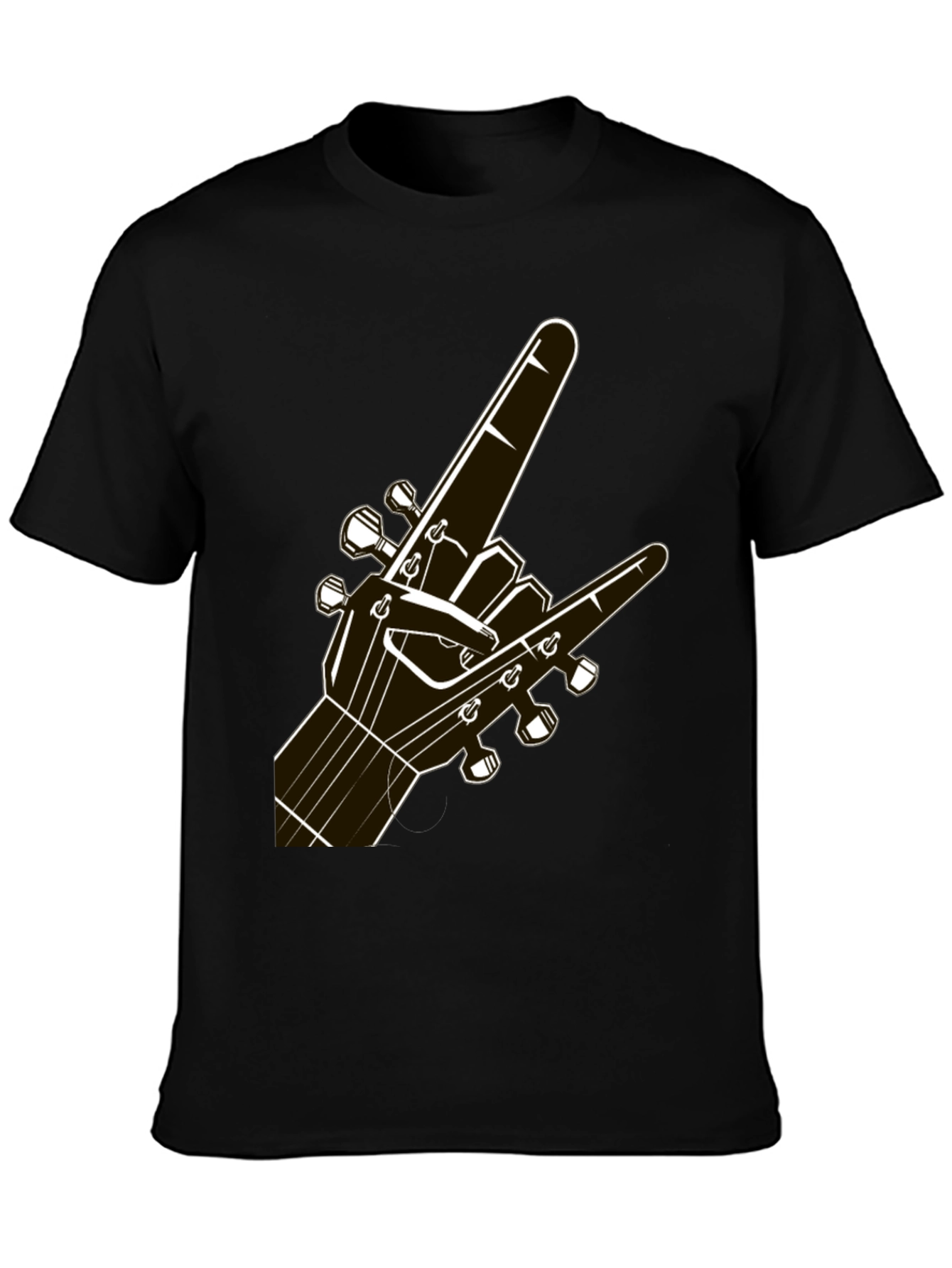 Rock On Guitar T-Shirt - Music Lover Tee