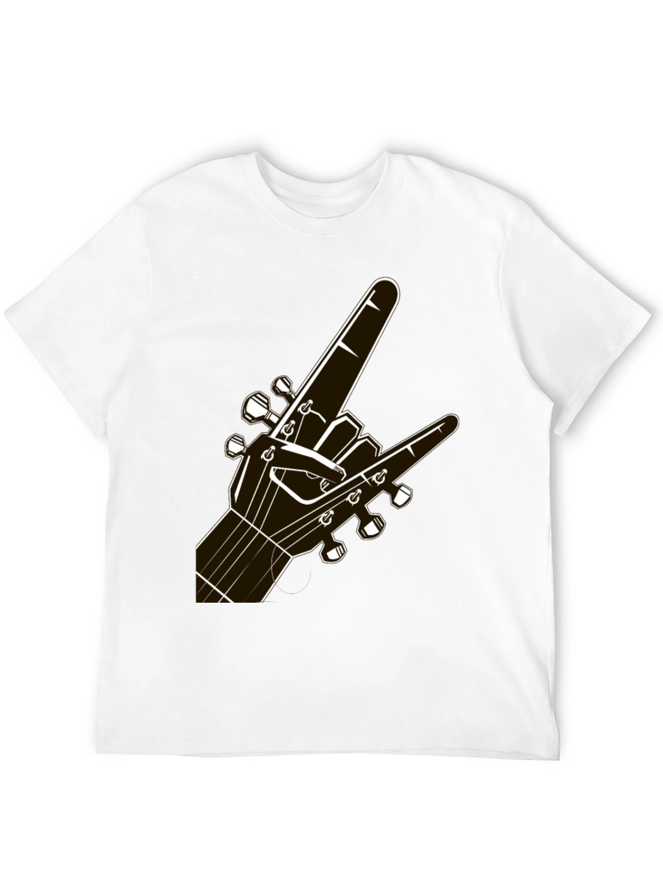 Rock On Guitar T-Shirt - Music Lover Tee