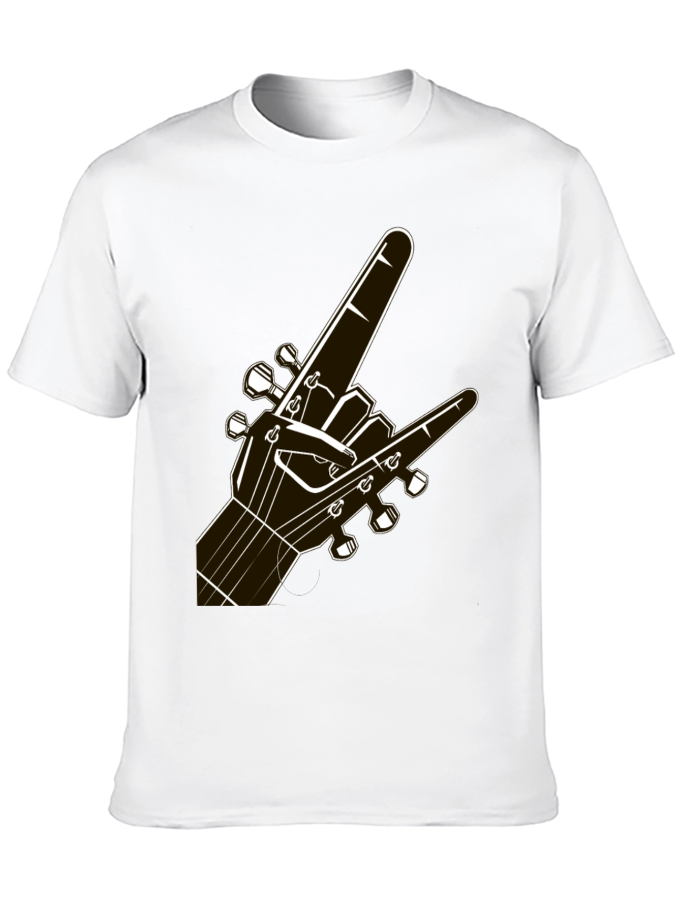 Rock On Guitar T-Shirt - Music Lover Tee