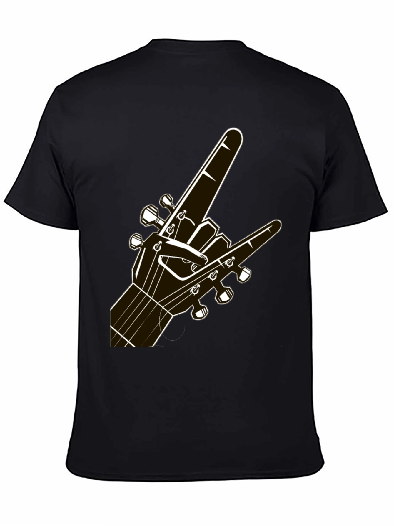 Rock On Guitar T-Shirt - Music Lover Tee