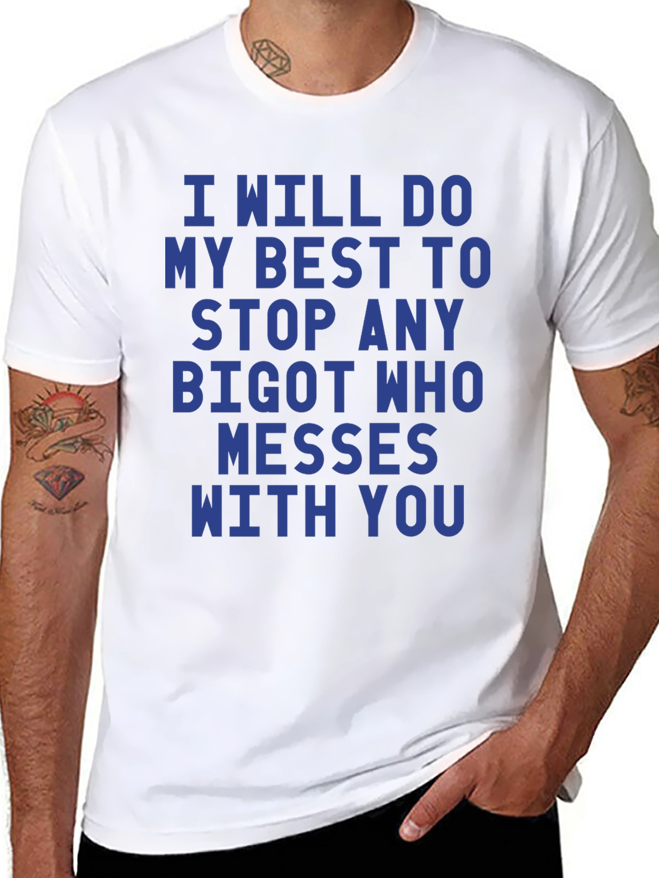 I Will Stop Any Bigot Graphic Tee