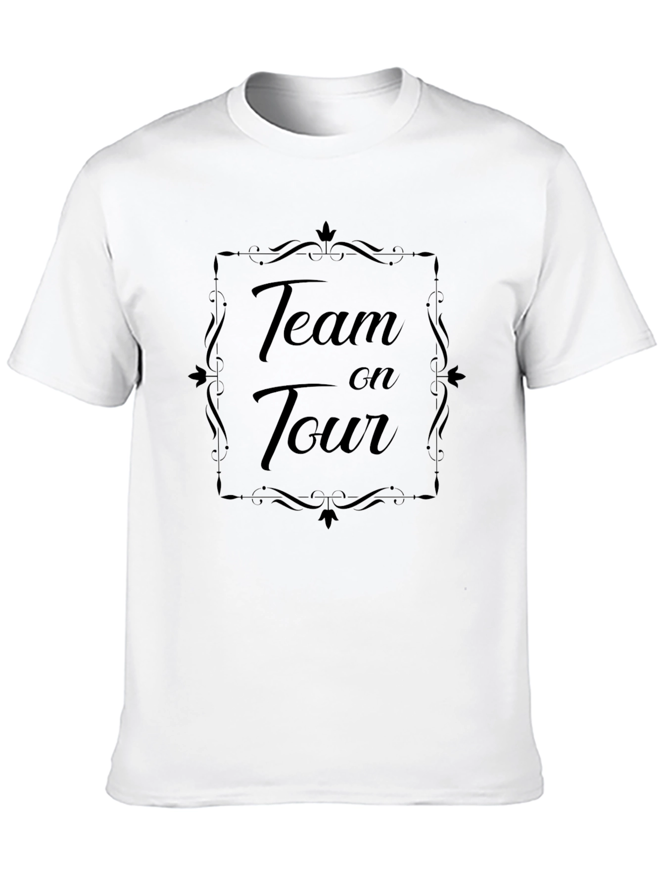 Team on Tour Black Graphic Tee