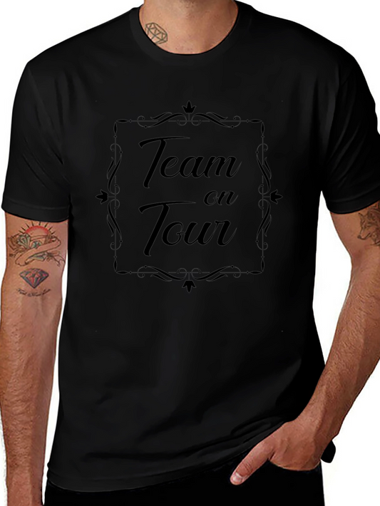 Team on Tour Black Graphic Tee