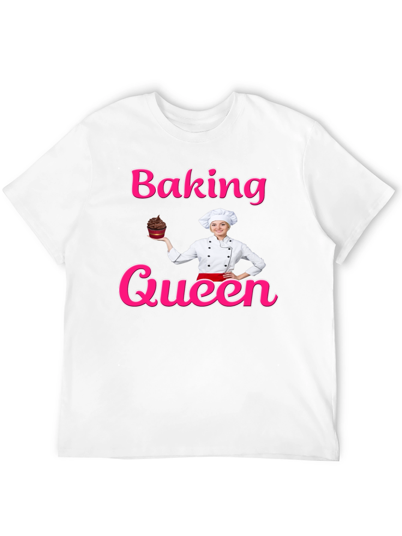 Baking Queen T-Shirt - Chef Cupcake Design