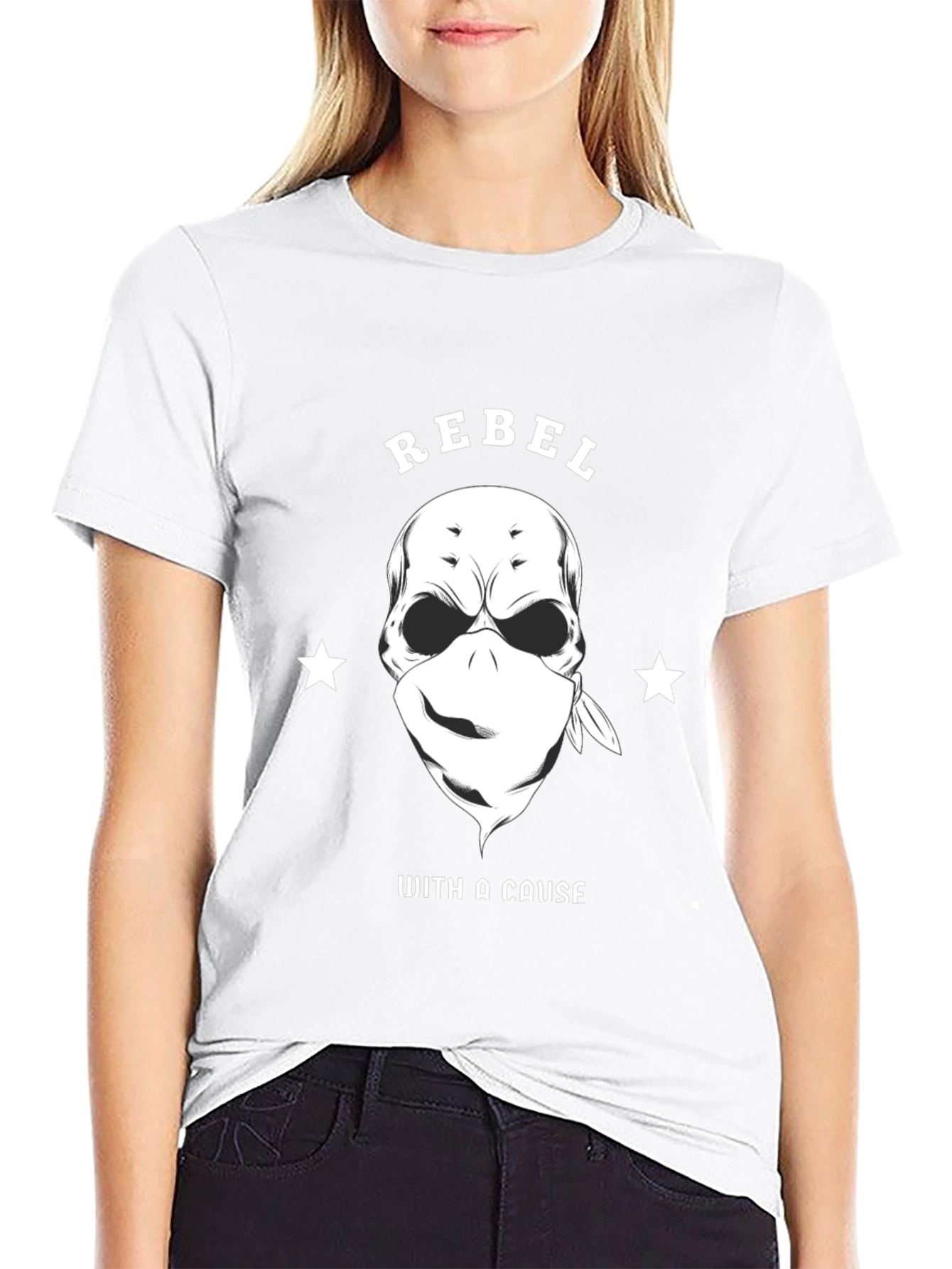Rebel With A Cause Graphic T-Shirt