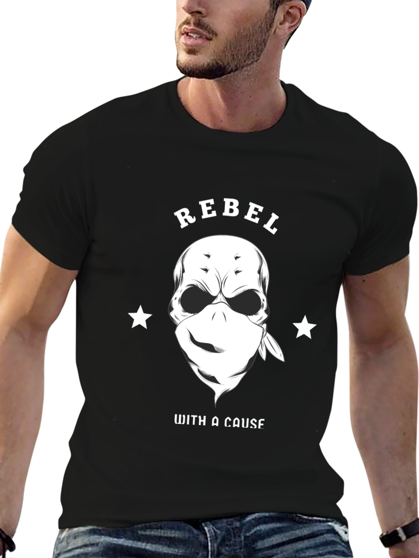 Rebel With A Cause Graphic T-Shirt