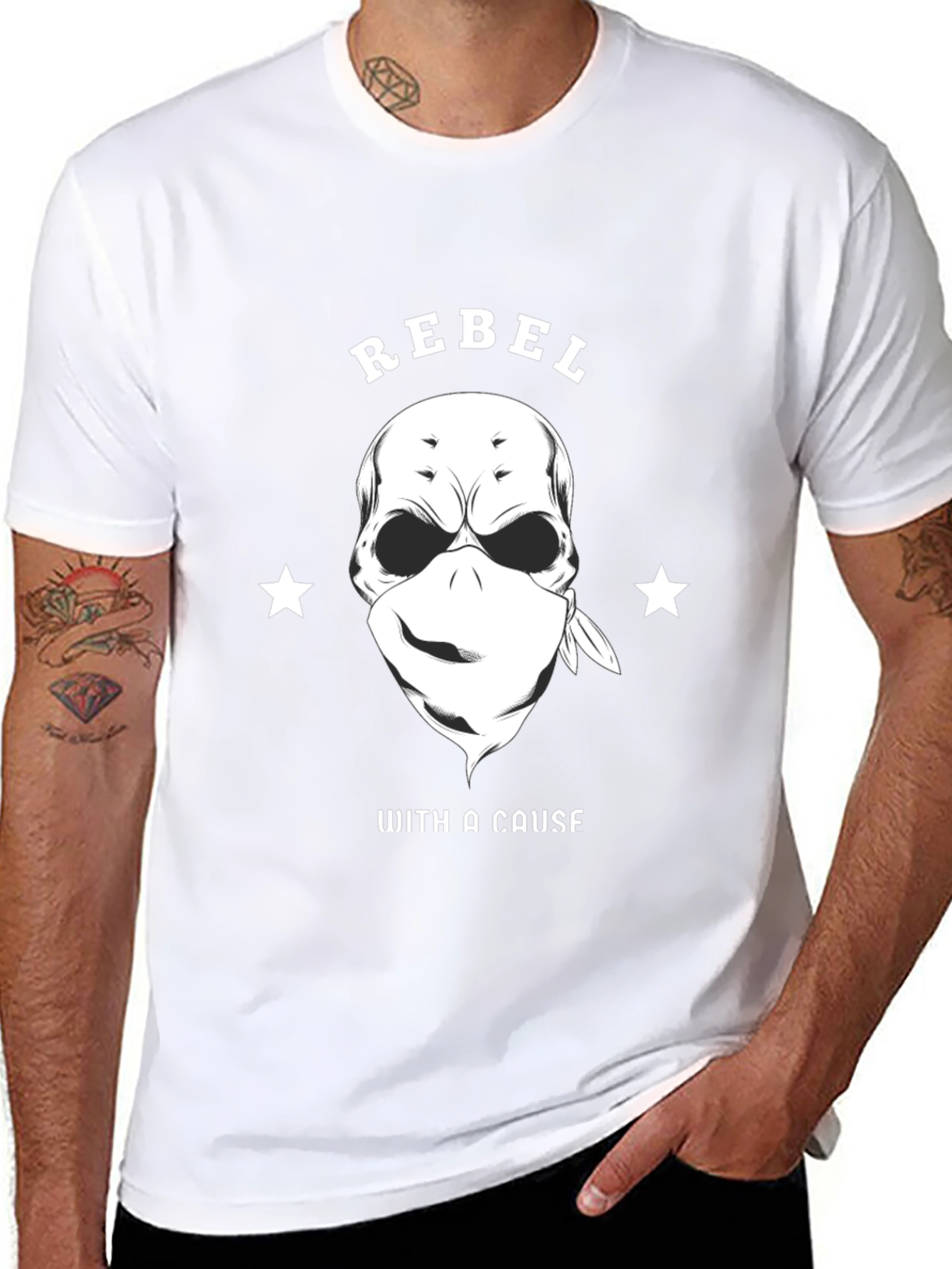 Rebel With A Cause Graphic T-Shirt