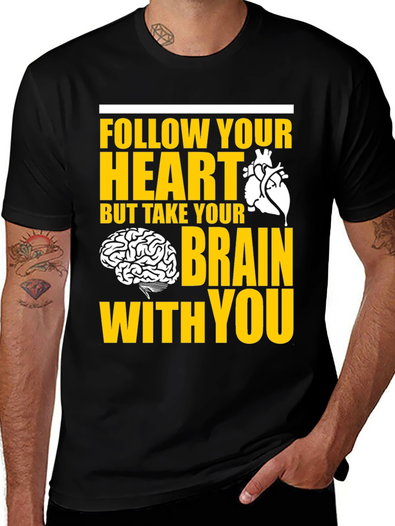 Follow Your Heart T-Shirt - Graphic Tee