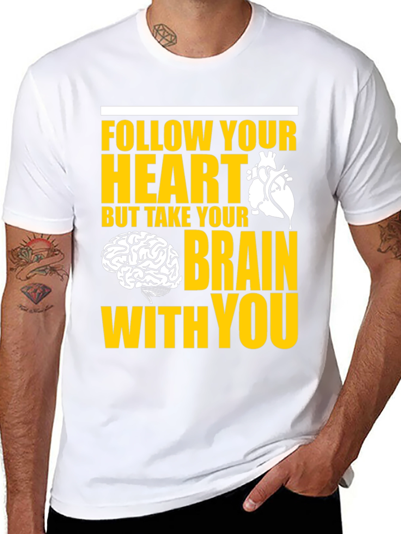 Follow Your Heart T-Shirt - Graphic Tee