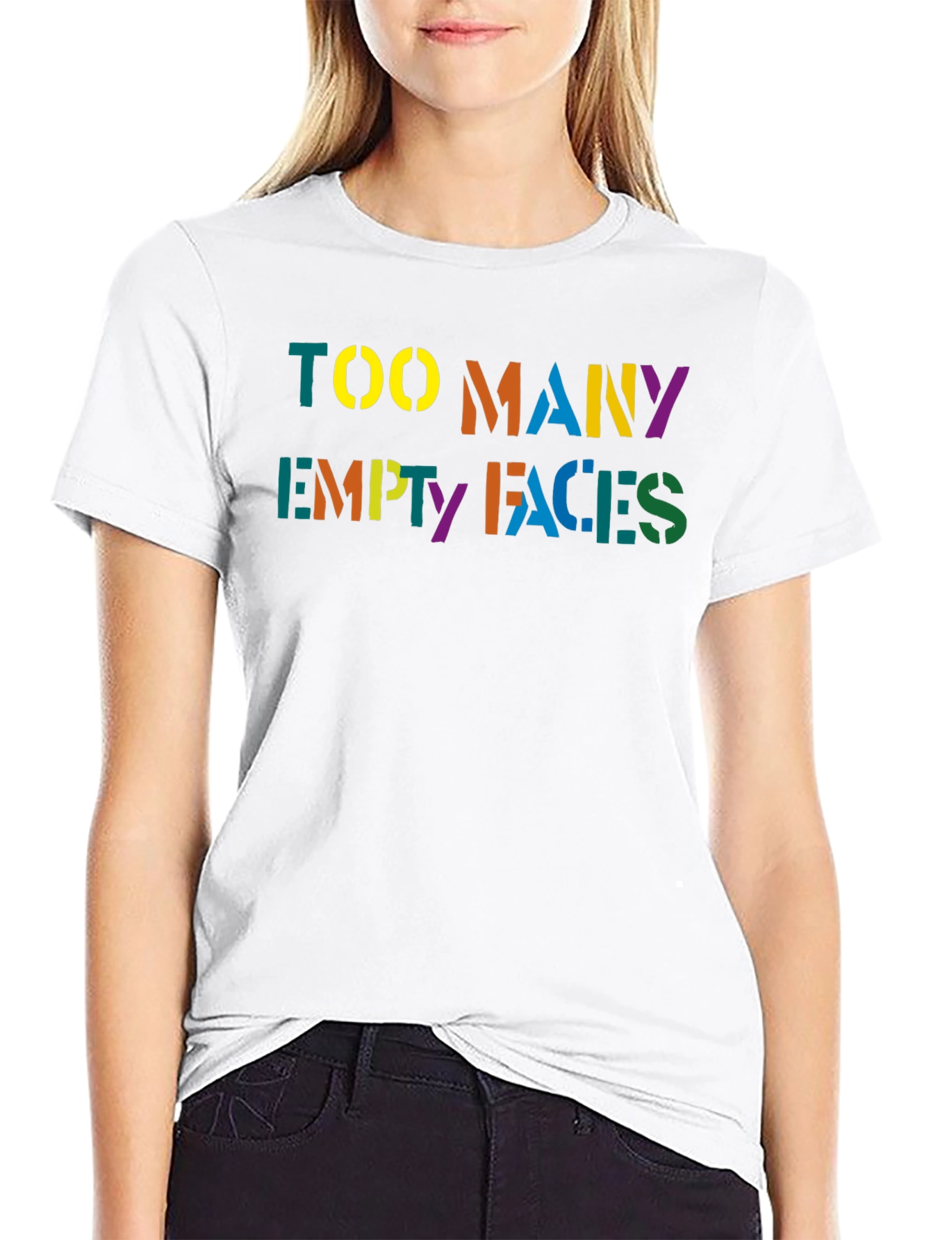 Too Many Empty Faces Graphic T-Shirt
