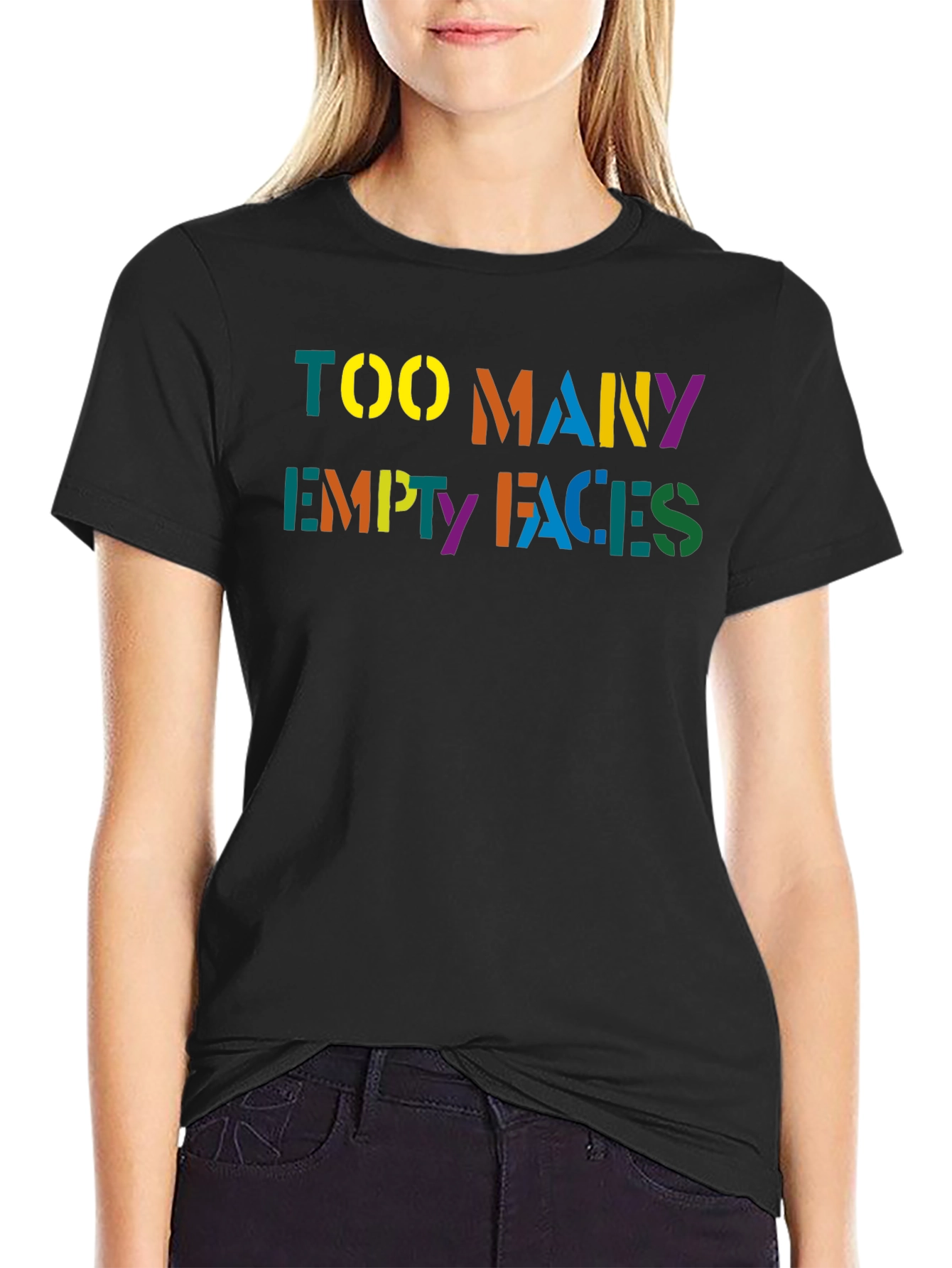 Too Many Empty Faces Graphic T-Shirt