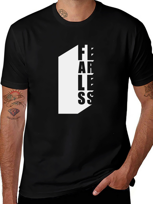 Fearless Graphic Tee - Stylish Black Cotton T-Shirt