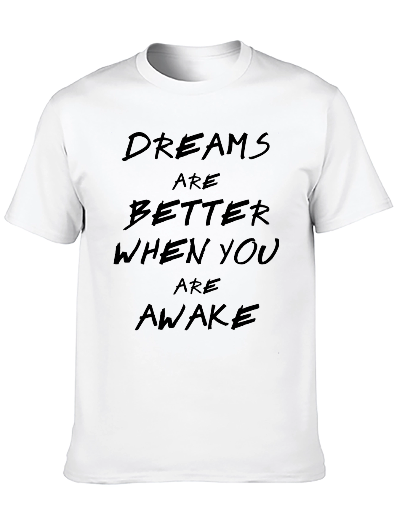 Dreams Awake Black Graphic Tee