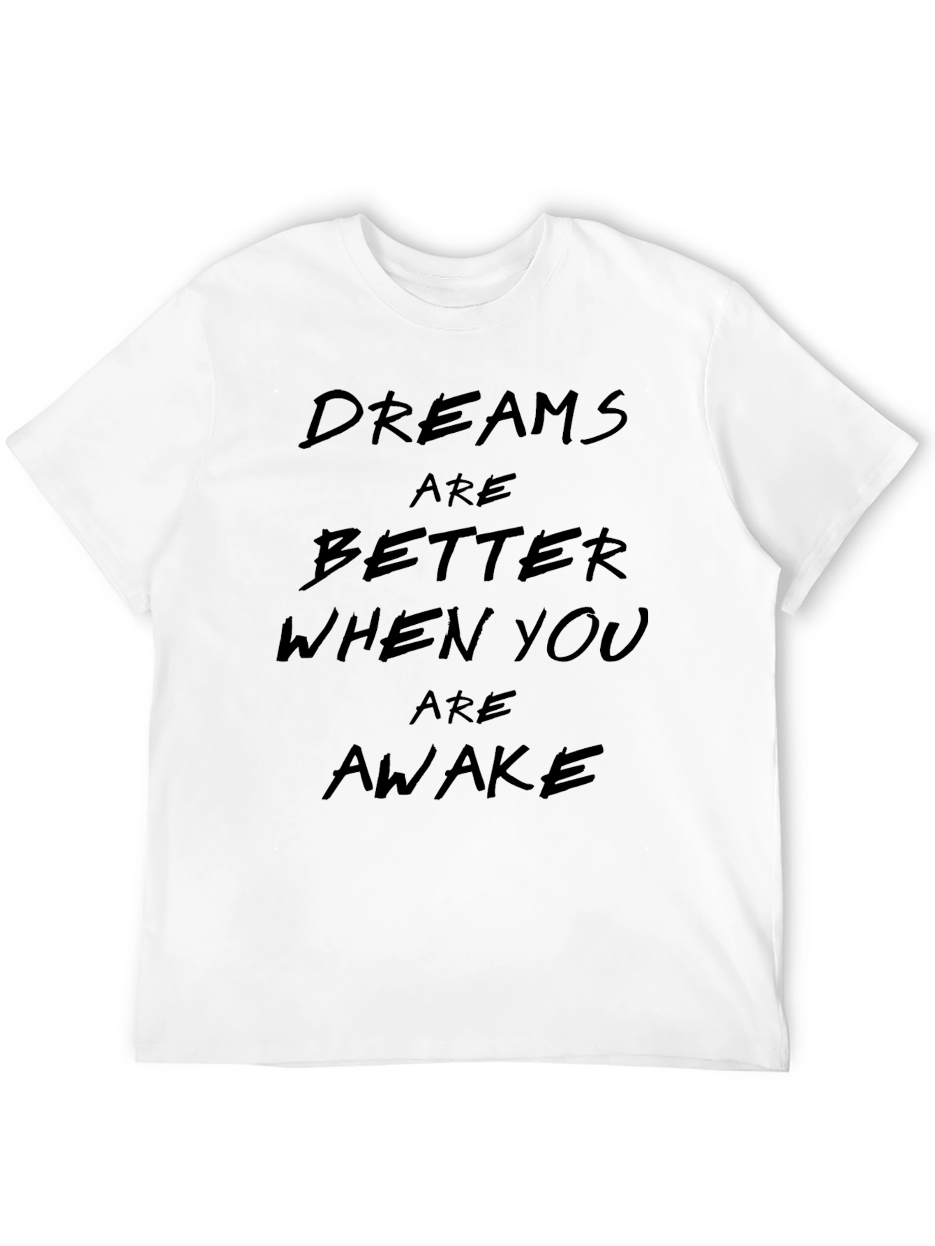 Dreams Awake Black Graphic Tee