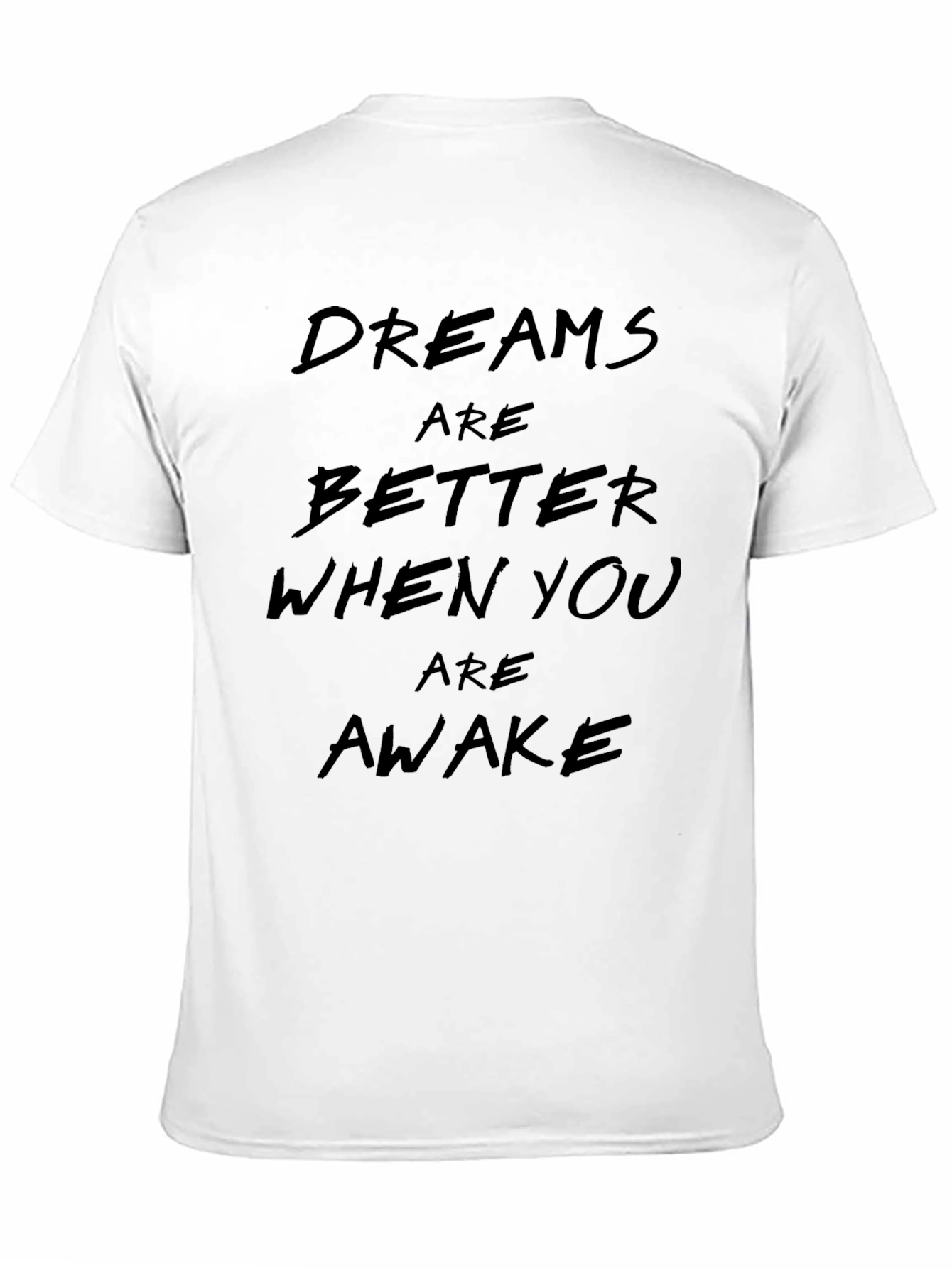 Dreams Awake Black Graphic Tee