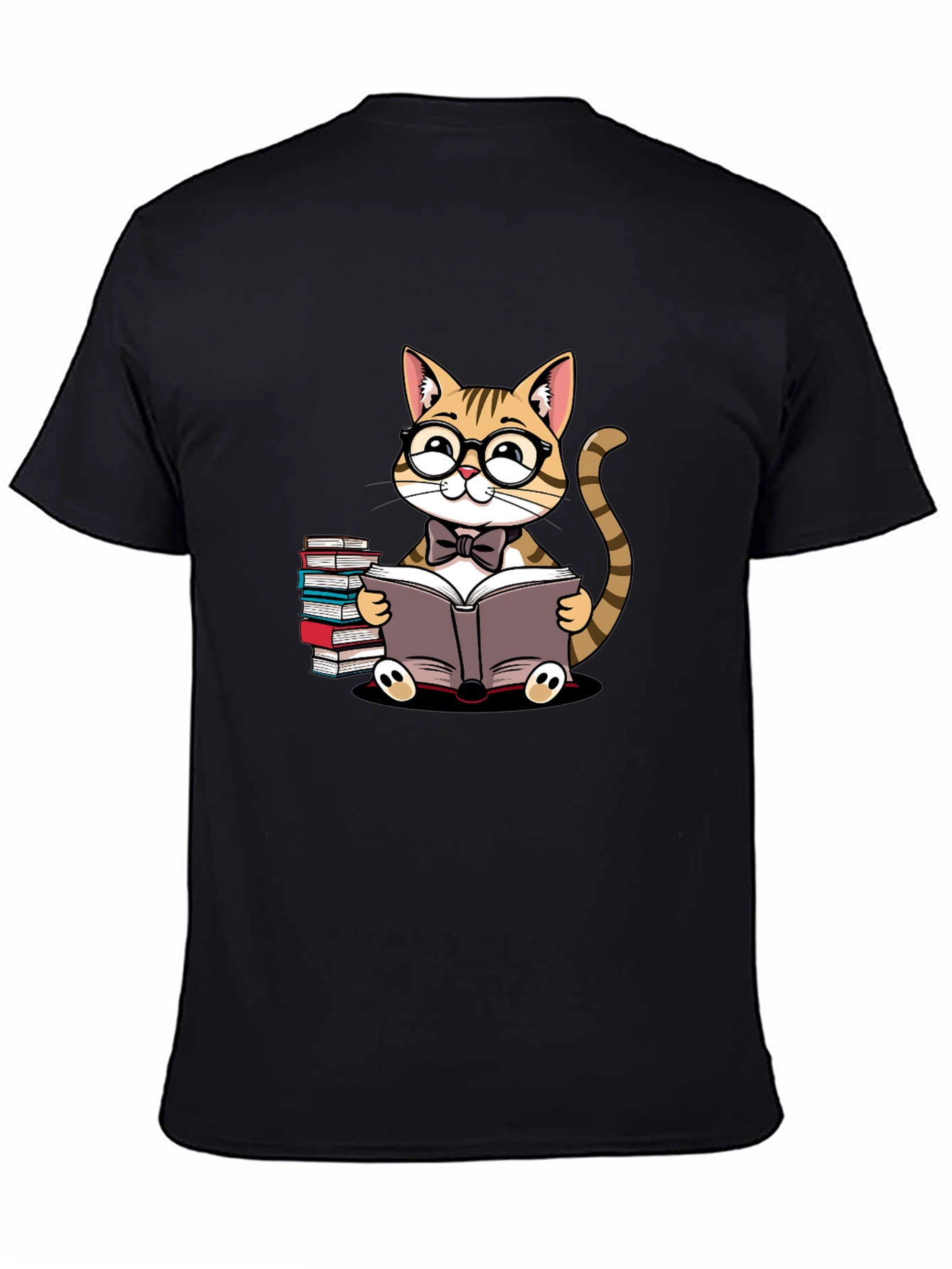 Cat Lover T-Shirt - Reading Cat Tee