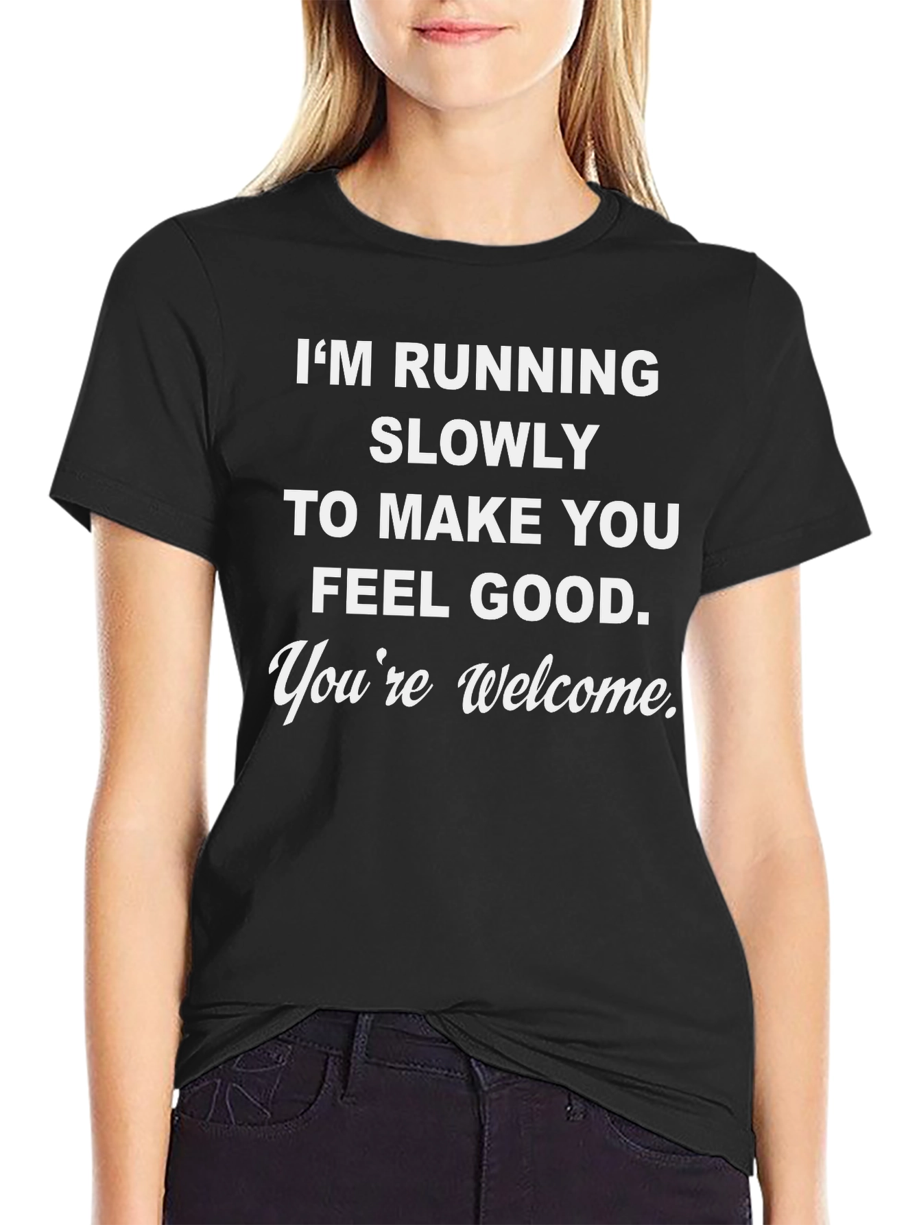 Humorous Running Slogan T-Shirt