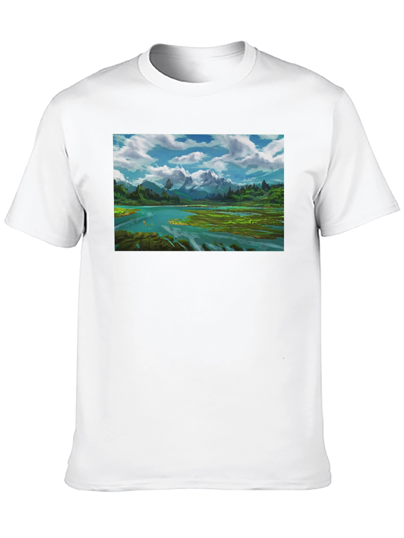 Mountain Landscape Graphic Tee