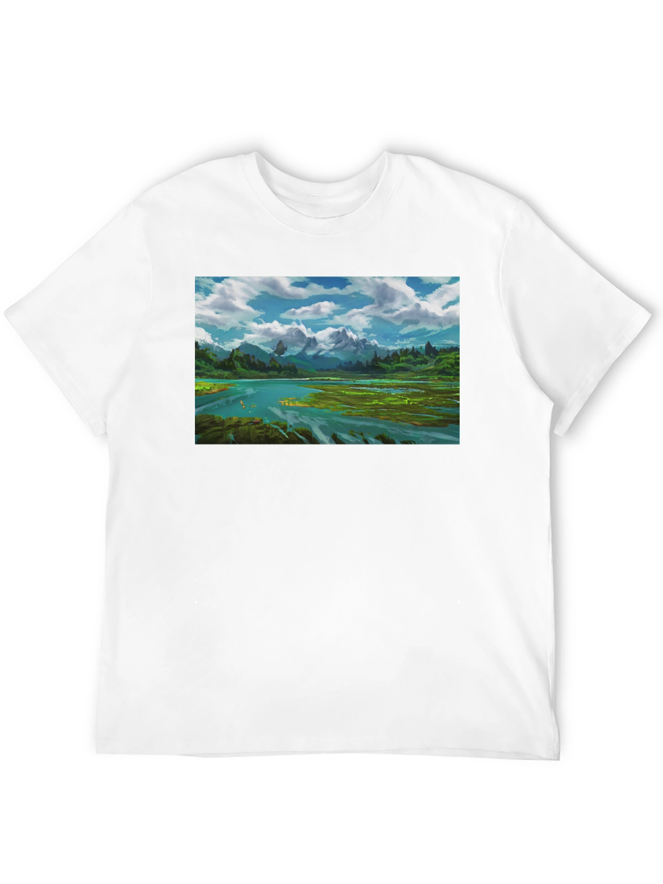 Mountain Landscape Graphic Tee